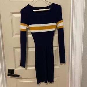 Pacsun bodycon long sleeve dress